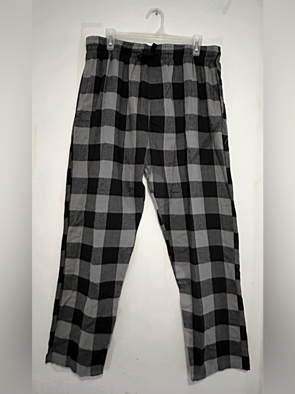 Men's Black & Gray Buffalo Check Lounge Pants